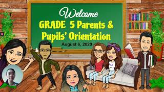 Grade 5 Orientation Part 1