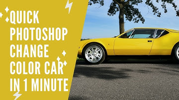 Quick Photoshop Change Color Car in 1 Minute