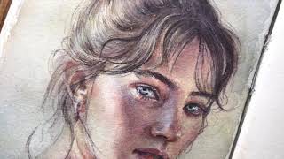 Watercolor portrait/ Портрет акварелью