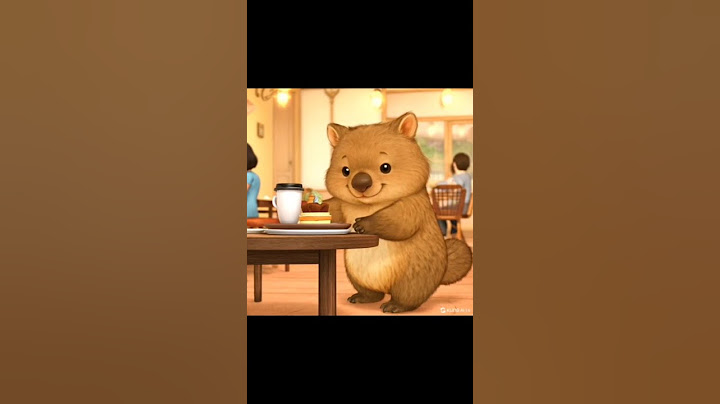 웜뱃이 카페에서 커피를? ☕손으로 내린 커피에 진심인 웜뱃 🐻‍❄️