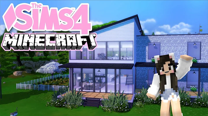 The Sims 4 MINECRAFT House Speed Build