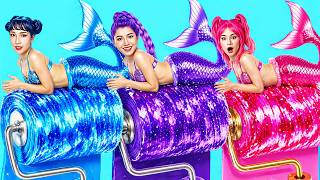 Mermaid Makeup Challenge | Rumi, Mira vs Zoey in the Magical Pearl Room screenshot 2