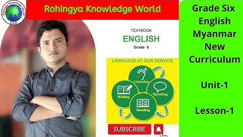 Wishing Eid Al Adha Mubarak | Grade-6 English|Unit-1 , Lesson-1| Myanmar New Curriculum