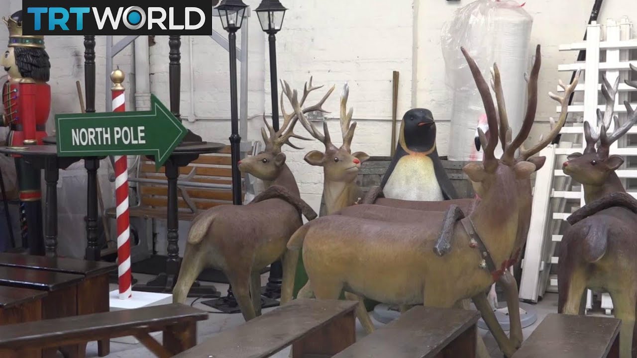 Deck The Halls Wealthy Londoners Hire Christmas Decorators Youtube