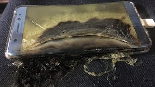 Samsung Galaxy Note 7 explosion on camera