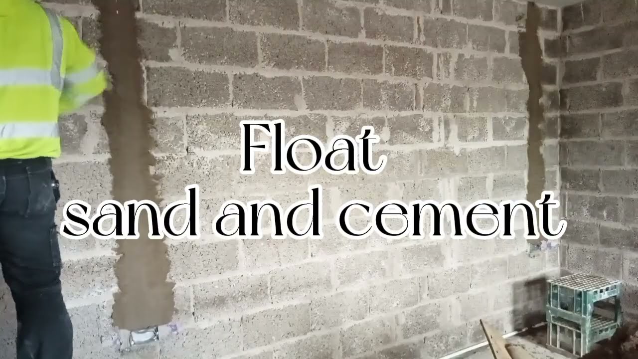 Floating sand and cement