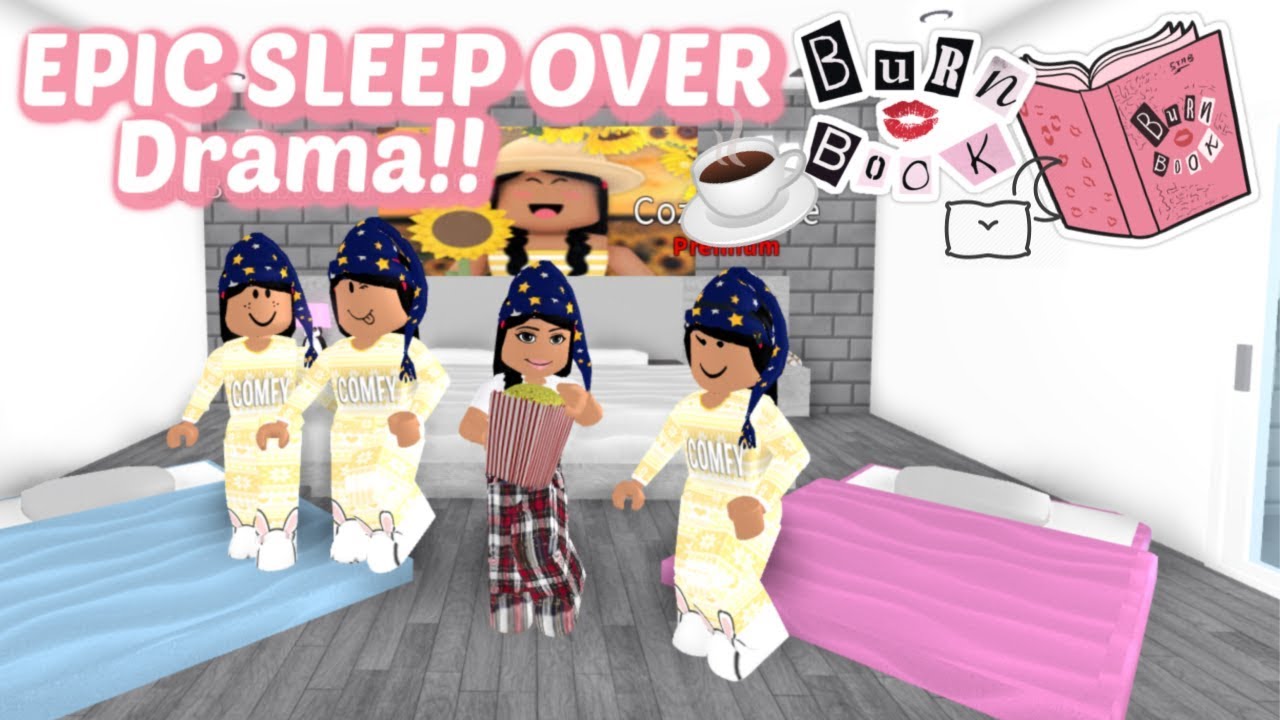 I Invited The Popular Girls To My Sleepover Ii Roblox Bloxburg - roblox girls sleepover