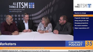 ITSM Global Podcast - itSMFNZ 2015 - Hamish Duff - @HamishDuff  #itSMFNZ15