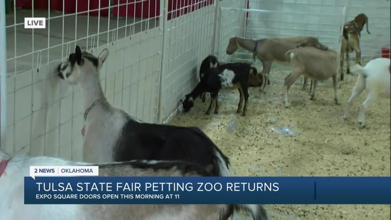 Tulsa State Fair petting zoo returns YouTube