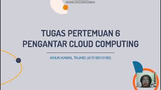 TUGAS PERTEMUAN 6 CLOUD COMPUTING