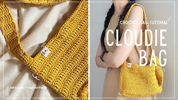 Crochet Cloudie Bag | Hướng dẫn móc túi đeo chéo họa tiết đơn giản | HaYoon Crochet ♬⋆.˚