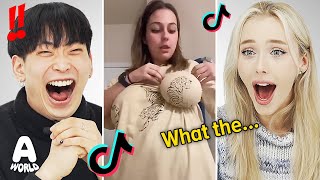 واکنش پسر در مقابل دختران به «TikTok وقتی خیلی احمق هستید»!