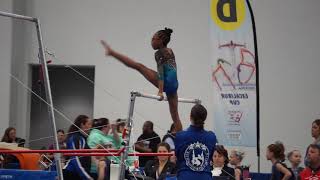 Level 3 bars 2nd place 9.2 Rikayla  2019 Excalibur Cup Virginia Beach VA