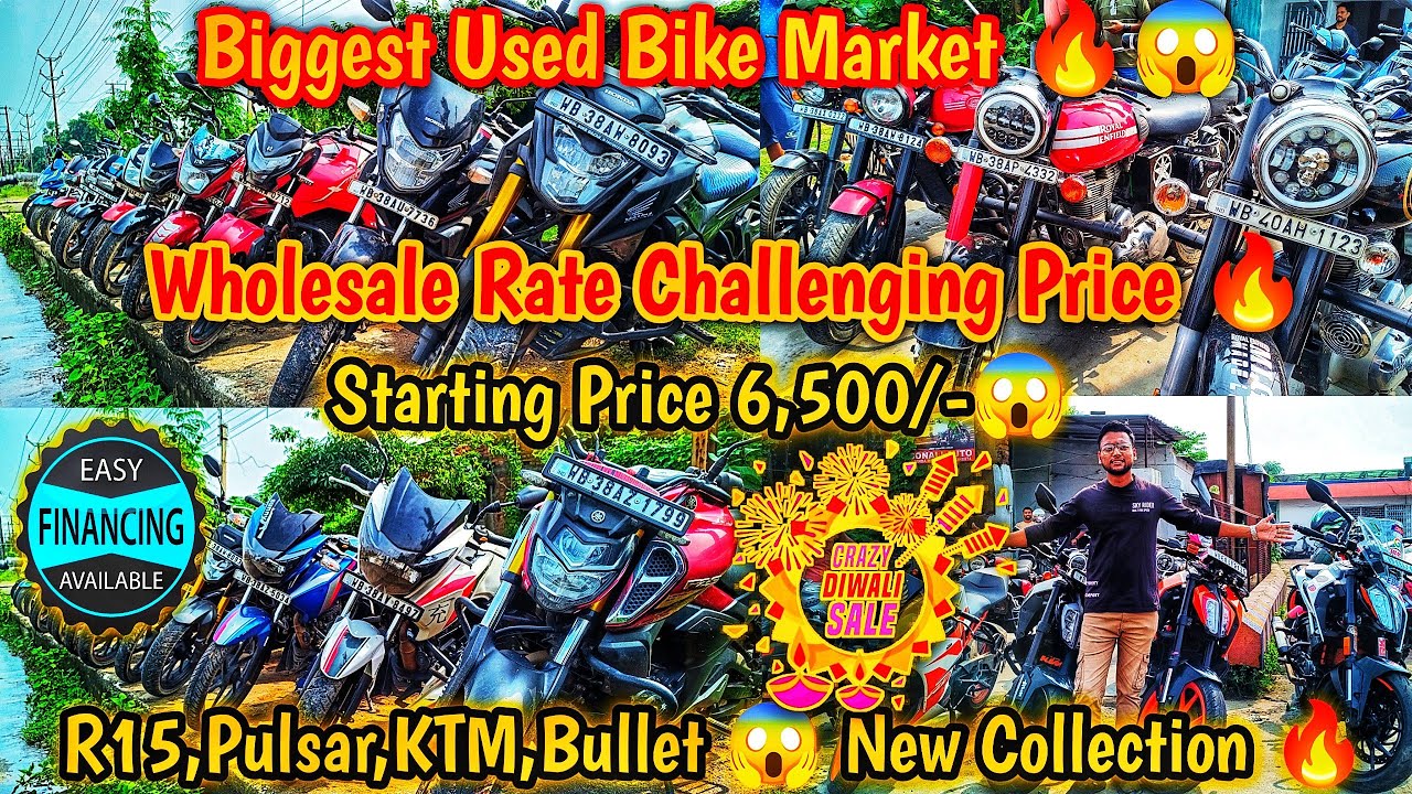 Asansol Biggest Second Hand Bike Market |Diwali Offer🔥Starting from 6,500/- 😱🔥Pradip Auto #usedbike