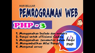 Pemrograman Web dan Perangkat Bergerak XI RPL -  PHP Bagian 3