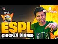 CHICKEN DINNER IN ESPORTS PREMIER LEAGUE (ESPL)😋 || MVP OF THE MATCH🤩 || HYDRA WRATH😎.