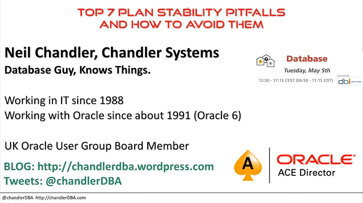 Neil Chandler: "Why Has My Plan Changed. Top 7 Pla...