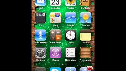 My desktop on my Ipod touch!
