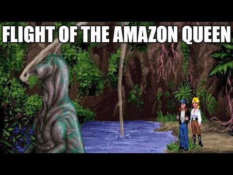 FLIGHT OF THE AMAZON QUEEN Adventure Game Gameplay Walkthrough - No Commentary Playthrough