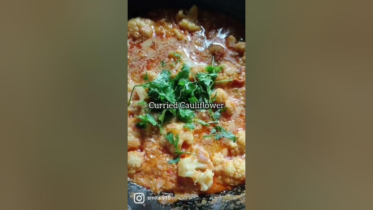 Curried Cauliflower for chapathi & rice YouTube