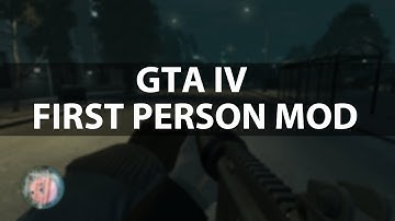 GTA IV Mods: FIRST PERSON MOD!