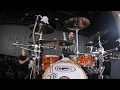 Blink 182 Sound Check. Travis Barker drumming. GoPro on camera.