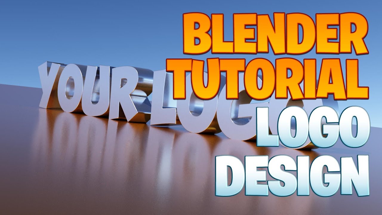 Blender Tutorial Logo Design Youtube