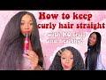 FL Humidity Curly to Straightened hair ~ How to keep healthy w/ no frizz