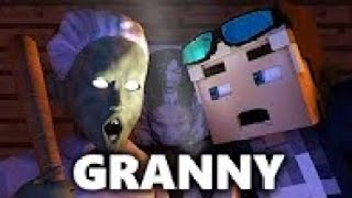 GRANNY IN MINECRAFT! Horror Game ANIMATION - Day 1