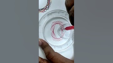 Simple spirograph design Geometric shape361 #shape #art #ytshort #funnypa #shorts #ytshort #tranding