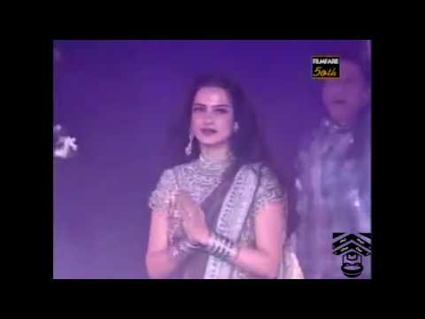 50th FilmFare m Rekha k Sath Jabardasti Dance