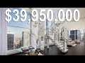 Nyc penthouse tour  midtown  39950000