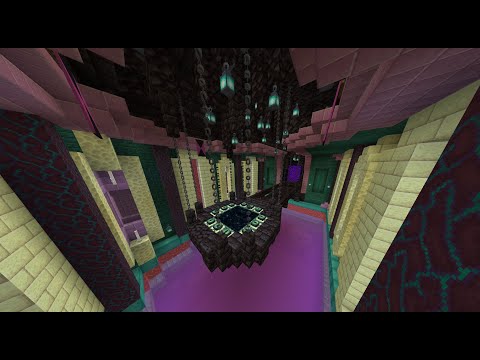 Minecraft survival End portal room design