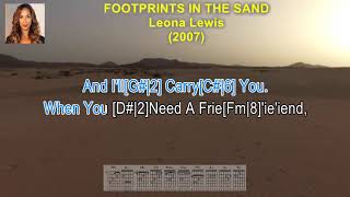 Footprints In The Sand - Leona Lewis (Lyrics & Guitar Chords)