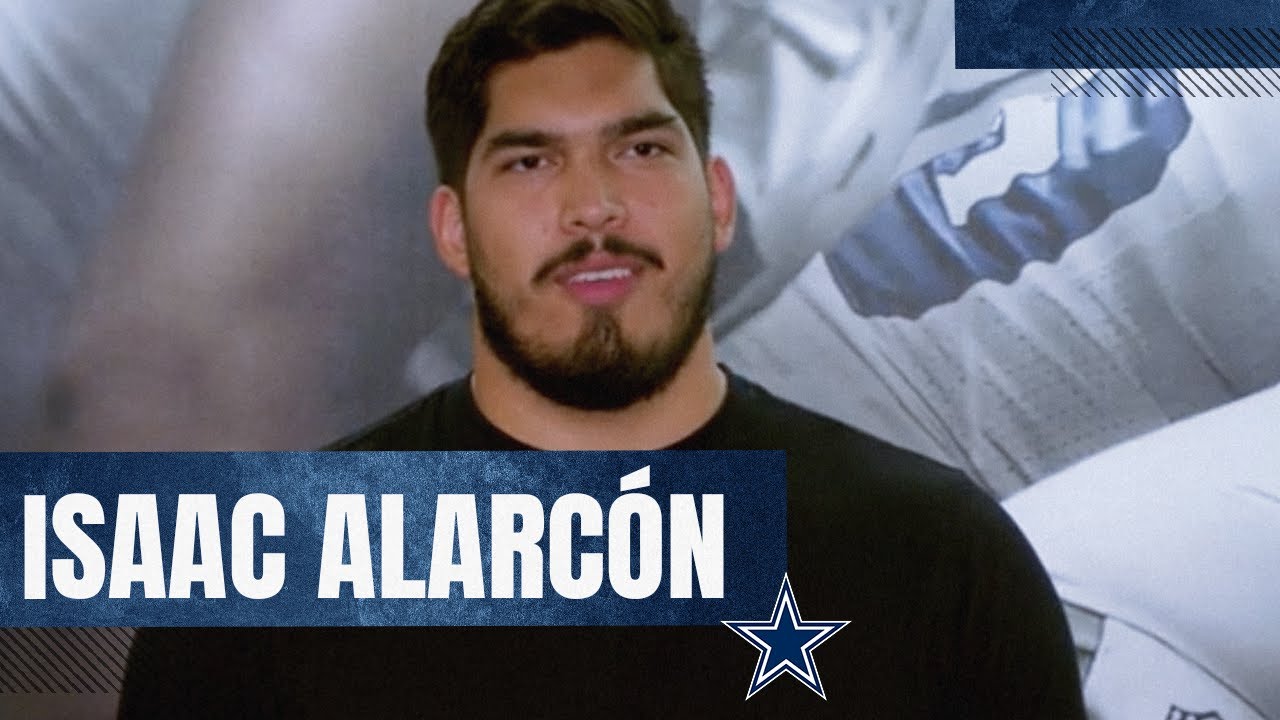 Tackle ofensivo Isaac Alarcón se une al minicampamento de novato | Dallas Cowboys 2021