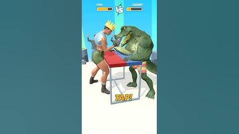 💪 Crocodile Vs Girl - Muscle Rush 3d #shorts #gaming #gameplay #trending #funny #gamer #mobilegame