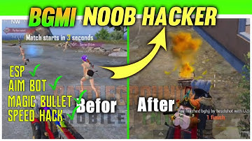 BGMI NOOB HACKER. BGMI HACKER| ESP, AIM BOT, MAGIC BULLET, SPEED HACK, | BATTLE GROUNDS MOBILE INDIA