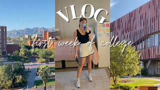 1ST WEEK OF COLLEGE VLOG | University of Arizona  BS/MD Student