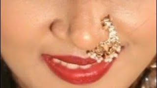 Indian Bride Nosering Close-Up Bride Video