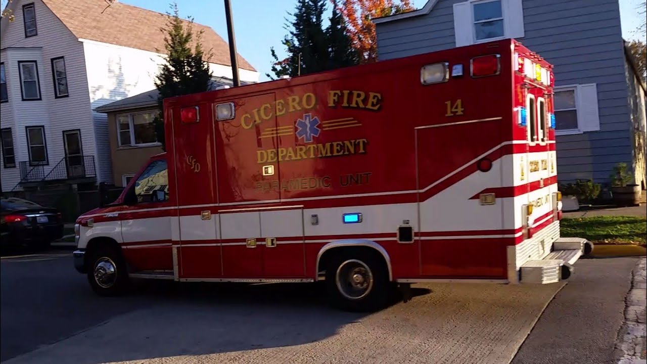 Cicero Fire Department Ambulance F14 responding YouTube