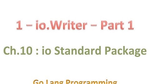 #golang #striversity 10.01 - Go write counter