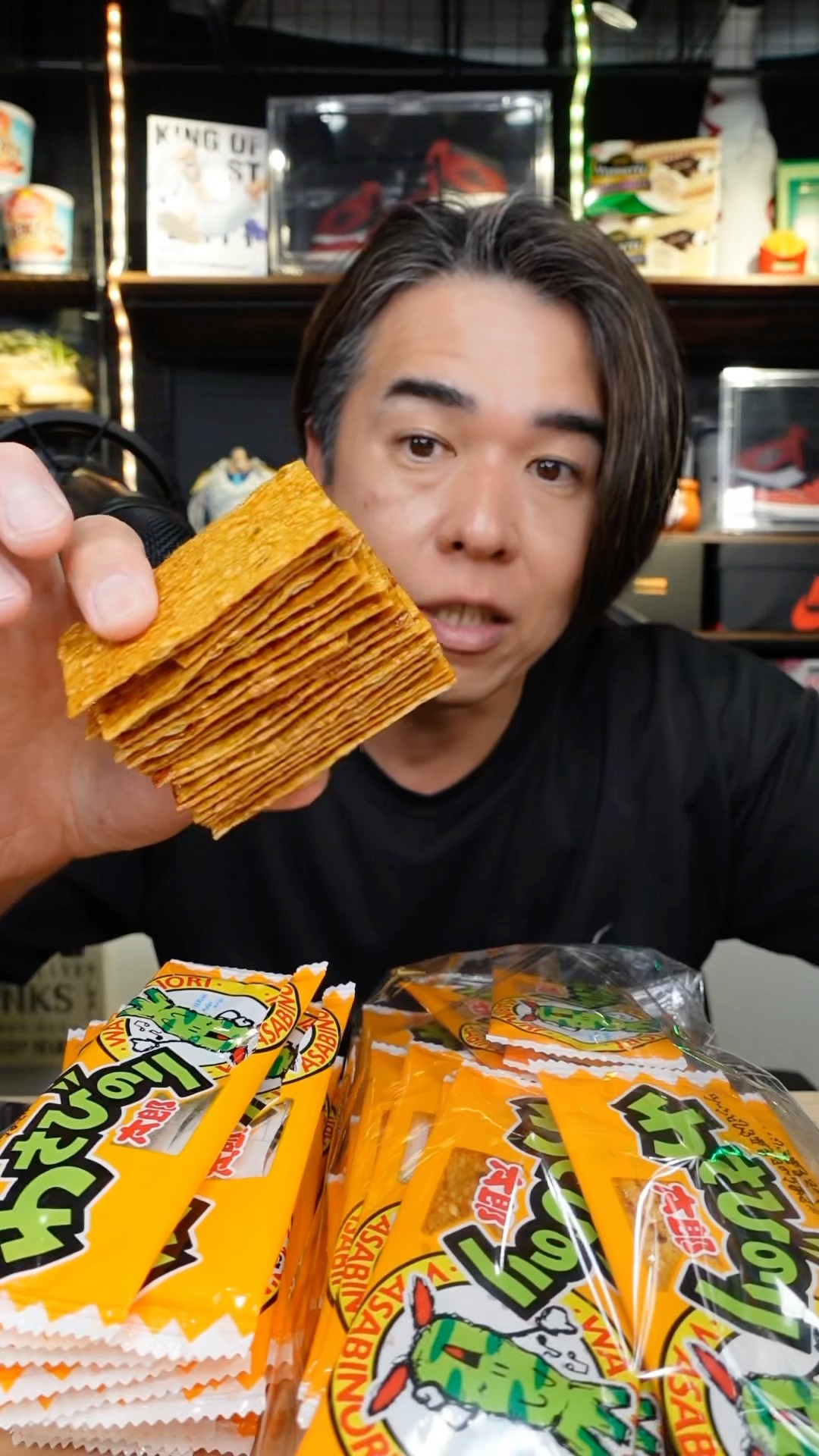 Wasabi Nori Taro is decided! #sweets #cheap snacks #decision - YouTube