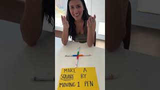 Make a Square by Moving 1 Pen | BrainTeasers