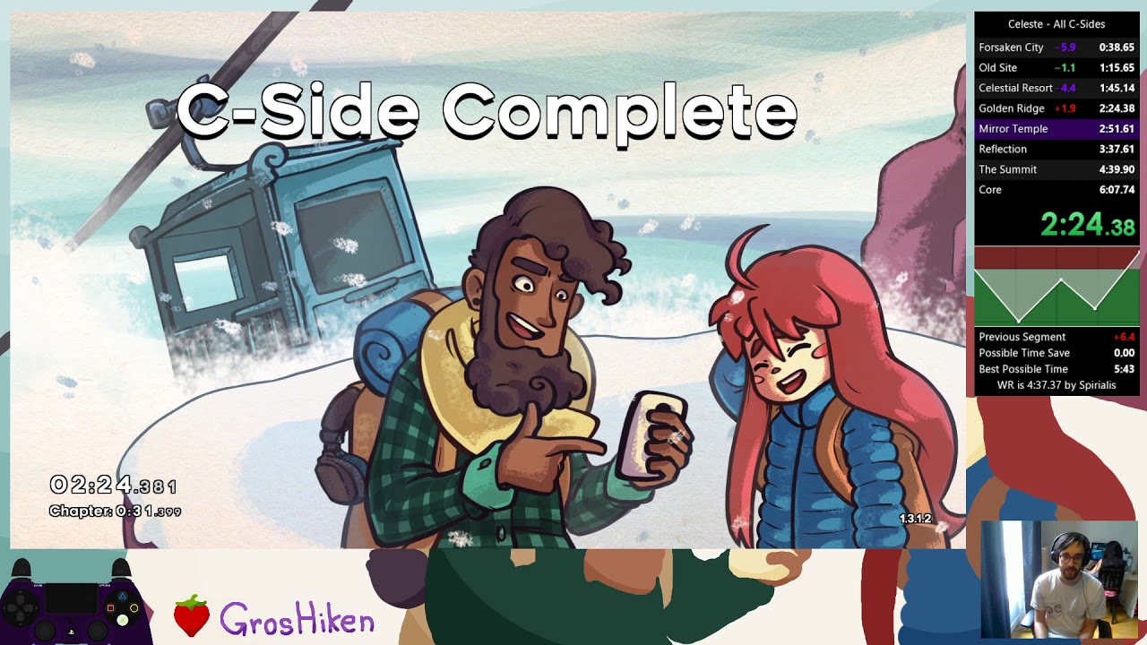Celeste All C-Sides speedrun in 5:58.479 - YouTube