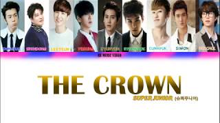 Super Junior (슈퍼주니어) The  Crown Lyrics - Color Coded Lyrics (KPOP Hits)