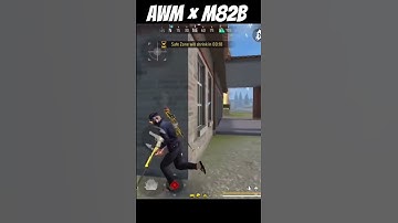 AWM × M82B = BOOYAH🔥 | BR RANK | DOUBLE SNIPER GAMEPLAY🔥 #shorts #freefire # #awm #m82b #viral#short