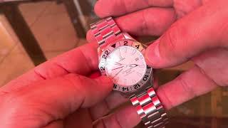 Omega Seamaster GMT Great White review @gethinchristian