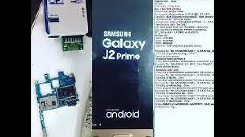 Samsung J2 Prime SM G532G hang on logo Repair Successfully by UFI Box