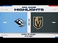 NHL Game 1 Highlights | Mammoth vs. Golden Knights - April 19, 2026