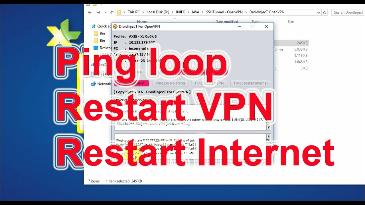 openvpn reconnecting ping-restart